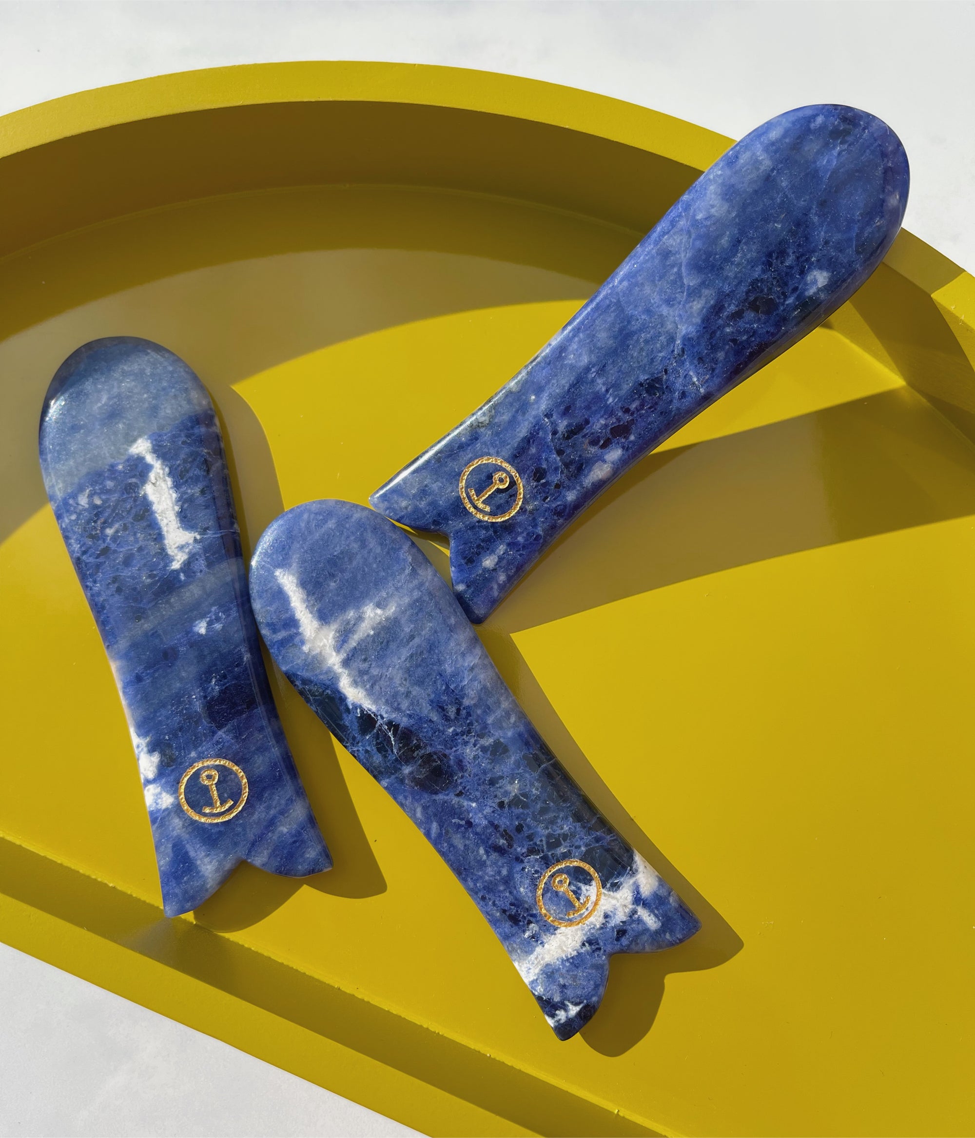Fish-Stik Smoothing Sodalite Gua Sha