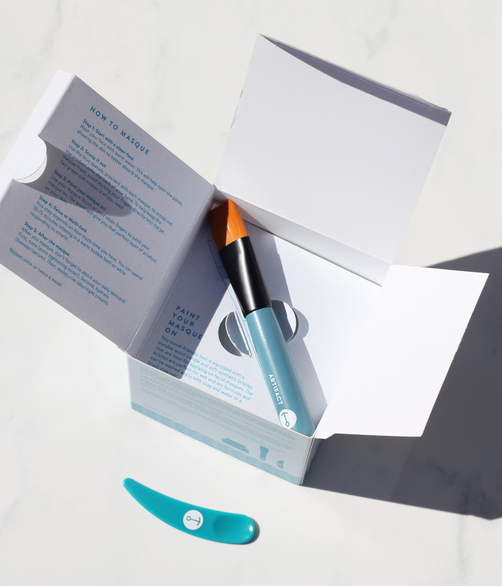 Moroccan Tangerine Clay Masque + Brush Kit - ARTIFACT