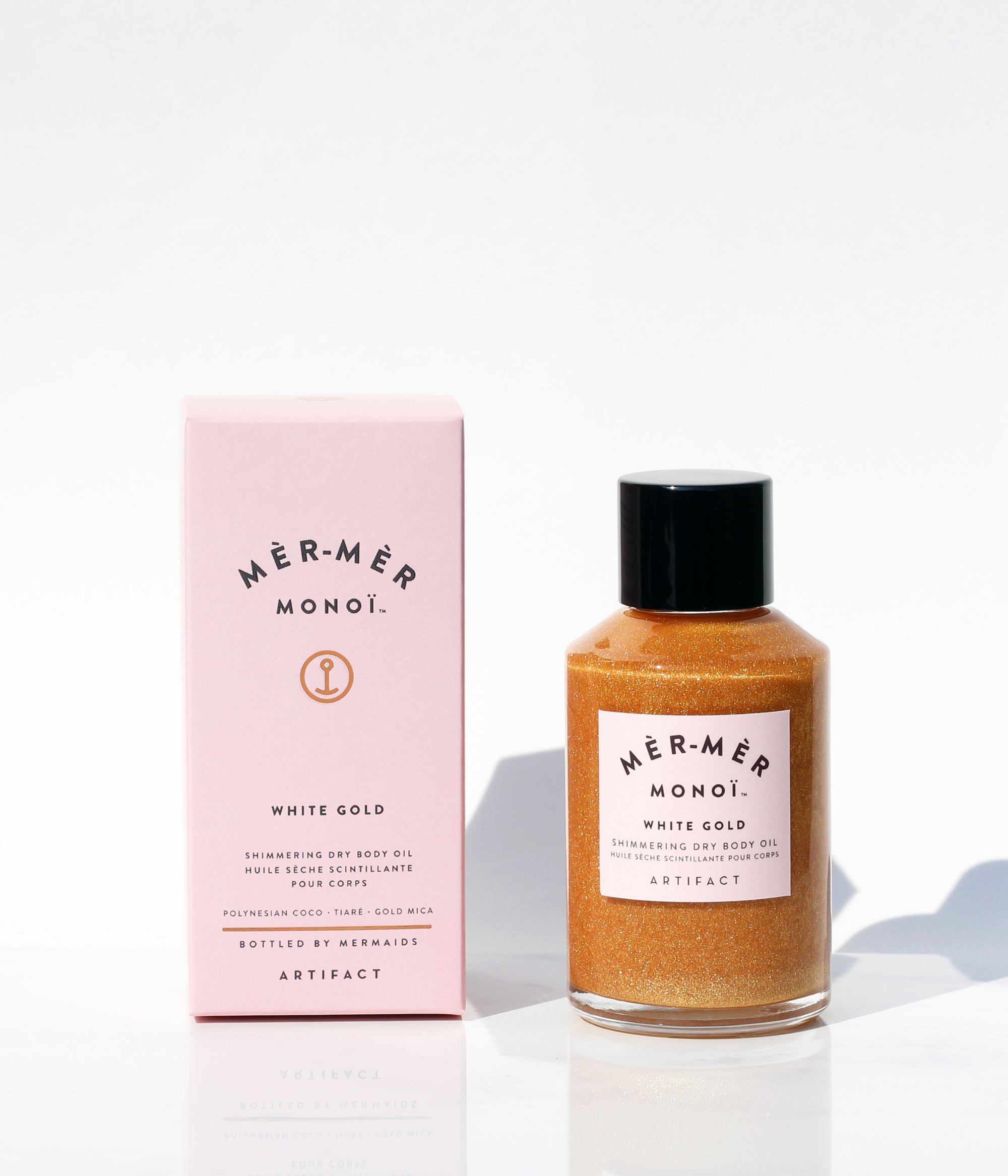 Mèr-Mèr Monoï White Gold Shimmering Dry Body Oil - 60ml - ARTIFACT