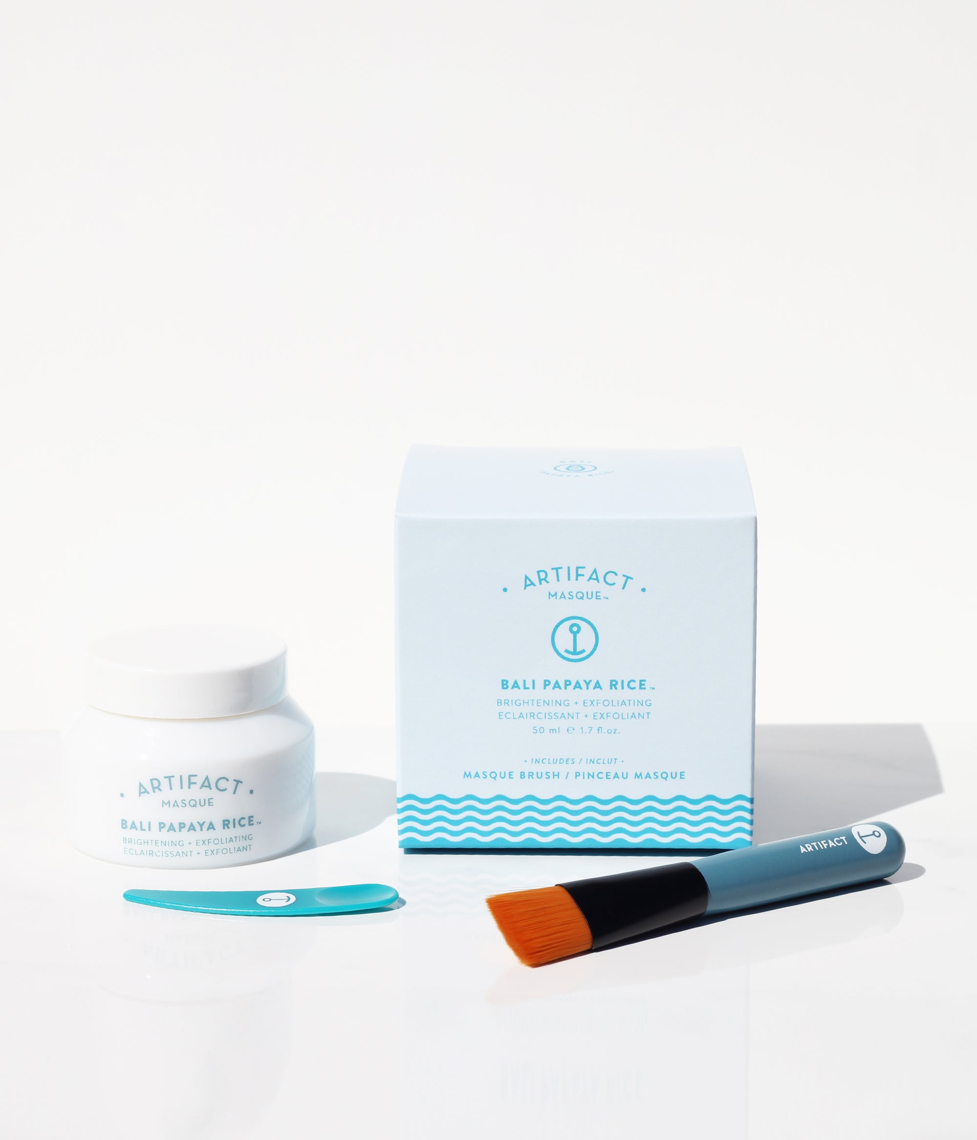 Bali Papaya Rice Masque + Brush Kit - ARTIFACT