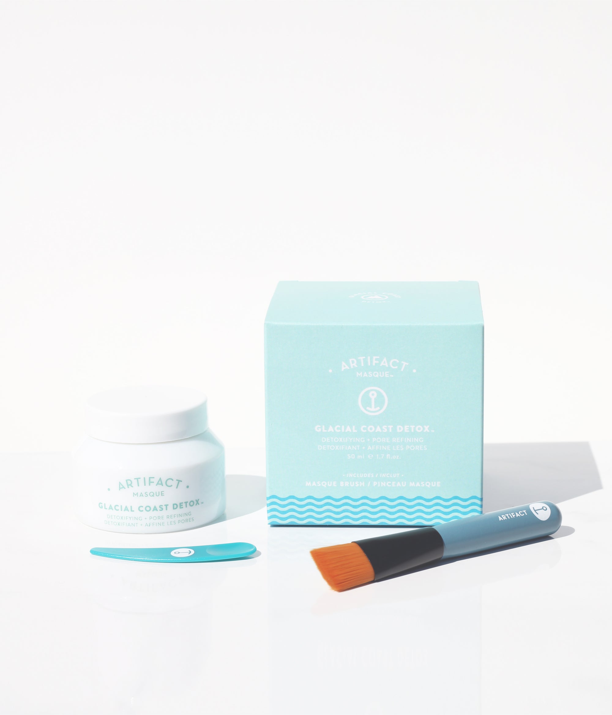 Glacial Coast Detox Masque + Brush Kit - ARTIFACT