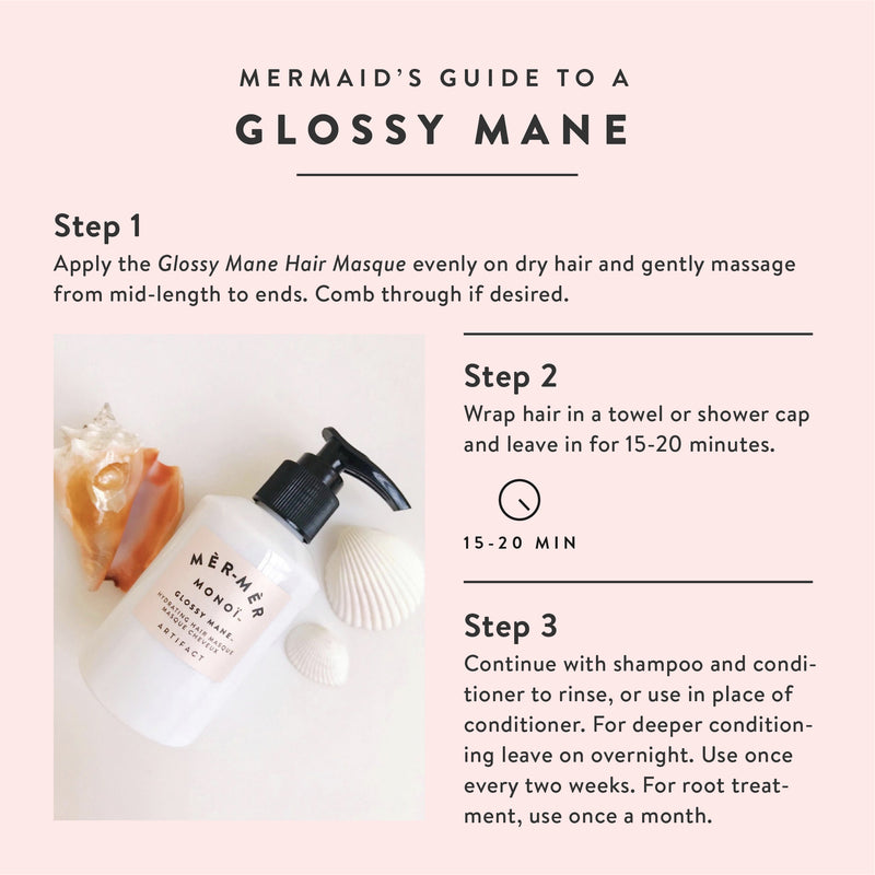 Mèr-Mèr Monoï Glossy Mane Hydrating Hair Masque - ARTIFACT