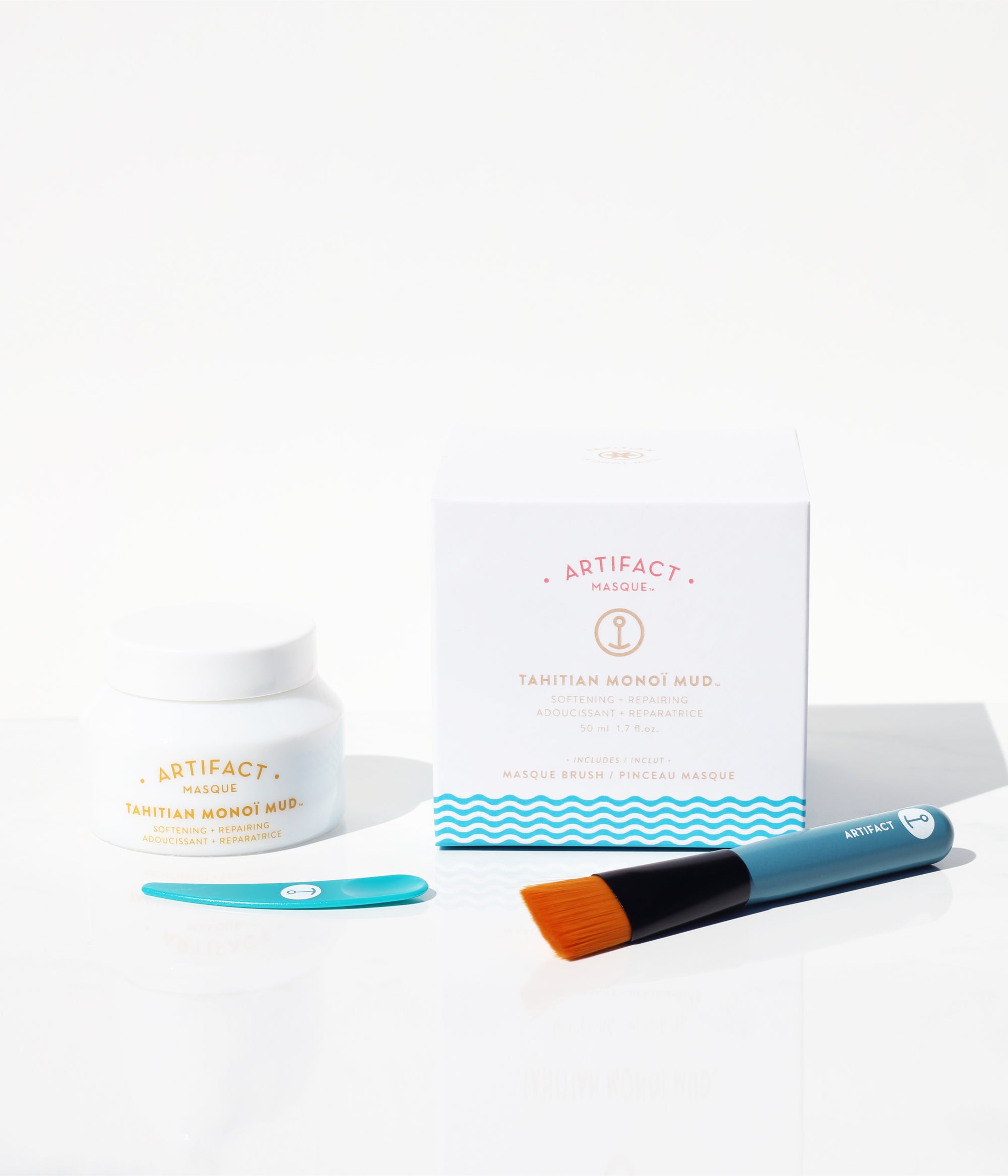 Tahitian Monoi Mud Masque + Brush Kit - ARTIFACT